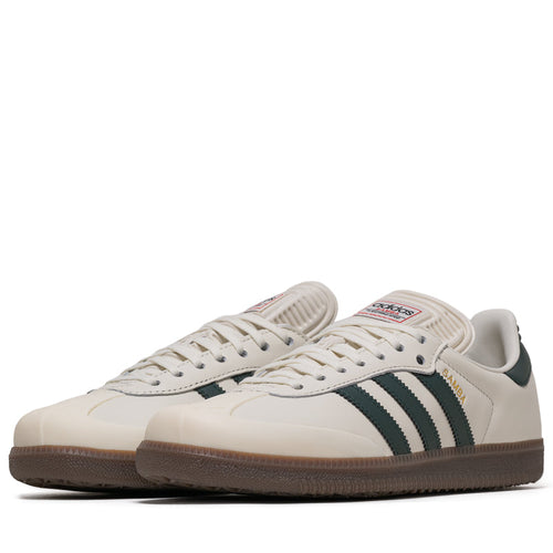 A Bathing Ape x Adidas Samba - Off White/Shadow Green